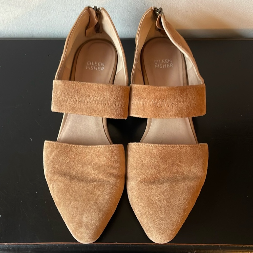 Eileen Fisher suede women's flats size 8 1/2